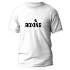 Camiseta Estampada Boxing Masculina 100% Algodão