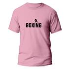 Camiseta Estampada Boxing Masculina 100% Algodão
