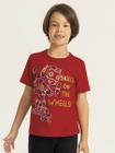 Camiseta Estampada Com Relevo E Verniz Cativa Kids