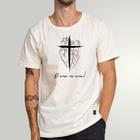 Camiseta Estampada Evangélica Básica Unissex 100% Algodão