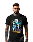 Camiseta Estampada Gamer Cyberpunk Jogo Unissex Malha 100% Algodao Linha Premium