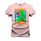 Camiseta Estampada Malha Premium T-Shirt Game Over