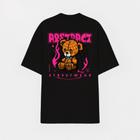 Camiseta Estampada Over StreetWear Abstract Urso Style Urban