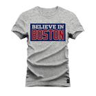 Camiseta Estampada Premium Algodão Belevin Boston