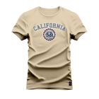 Camiseta Estampada Premium Algodão Californ Urso