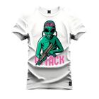 Camiseta Estampada Premium Tamanho Especial Attack