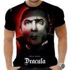 Camiseta Estampada Sublimação Filmes Classicos Cult Terror Horror Vampiro Conde Dracúla 15