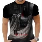 Camiseta Estampada Sublimação Filmes Classicos Cult Terror Horror Vampiro Conde Dracúla 17