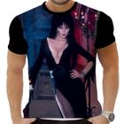 Camiseta Estampada Sublimação Filmes Clássicos Terror Horror Cult Elvira A Rainha Das Trevas 15