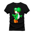 Camiseta Estampada T-Shirt Unissex Premium Dino Verde