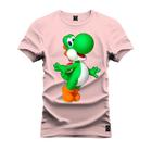 Camiseta Estampada T-Shirt Unissex Premium Dino Verde