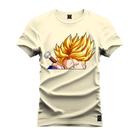 Camiseta Estampada T-Shirt Unissex Premium Goku Mega Saiajim