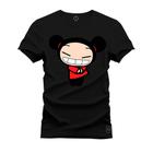 Camiseta Estampada Tamanho Grande Plus Size Pucca