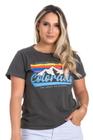 Camiseta Estonada Feminina Colorado