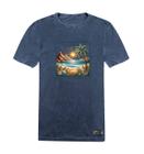 Camiseta Estonada Masculina Algodão Prime WSS Seaside