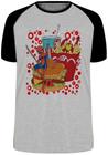 Camiseta fast food com super heróis Blusa Plus Size extra grande adulto ou infantil