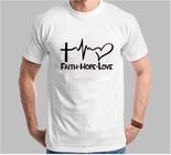 Camiseta Fé, Esperança E Amor