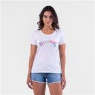 Camiseta Fem Billabong W471A0037 Summer Logo - Branco