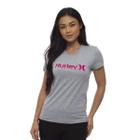 Camiseta Fem Hurley HYTS010439 One & Only - Mescla Cinza