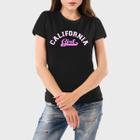 Camiseta Feminina Algodão California Girl Premium