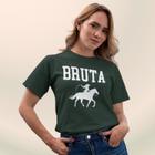 Camiseta Feminina Algodão Country Boiadeira Agro Rodeio Bruta Farm