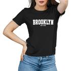 Camiseta Feminina Algodão Estampa Brooklyn Básica Casual