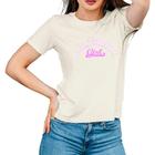 Camiseta Feminina Algodão Estampa California Girl Casual