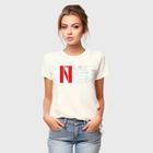 Camiseta Feminina Algodão Estampada New York City Casual