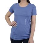 Camiseta Feminina Alto Giro Skin Fit Azul Velvet - 23317