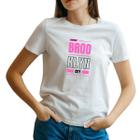 Camiseta feminina baby look Brooklyn City manga Durabilidade