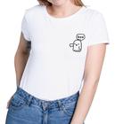 Camiseta Feminina Baby Look Fantasma Mini Boo Halloween Dia Das Bruxas