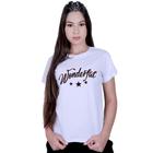 Camiseta Feminina Baby Look Wonderful