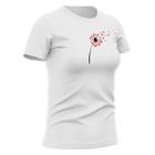 Camiseta Feminina Babylook de Algodão Gola Redonda Estilo Casual Confortavel Estampada