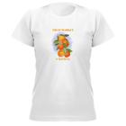 Camiseta feminina babylook Fruit Market manga curta Moda Gringa