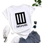 Camiseta Feminina BabyLook Paramore Banda Rock