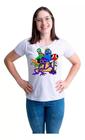 Camiseta Feminina Babylook Rainbow Friends Jogo Game Roblox