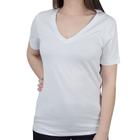 Camiseta Feminina Basico.Com Pima Branco - 102101