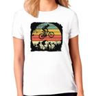 Camiseta Feminina Branca Bike Bicicleta Ciclista 14