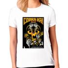 Camiseta Feminina Branca Cobra Kai 04