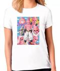 Camiseta Feminina Branca - Desenho Anime Dragon Ball Z 05