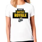 Camiseta Feminina Branca Fortnite 05