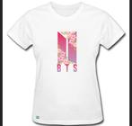 Camiseta feminina BTS lançamento top - 3m