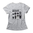 Camiseta Feminina Camera Weapons