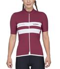 Camiseta Feminina Ciclismo Squadra Marsala Vermelho Woom