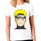 Camiseta Feminina Cinza Desenho Naruto Anime 07