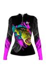 Camiseta FEMININA com proteção solar 50+ UVB DRYFIT pesca bike ciclista beach tenis