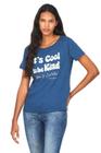 Camiseta Feminina Cool To Be King Polo Wear Azul Escuro