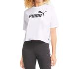 Camiseta Feminina Cropped Logo Estampado Original