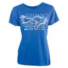 Camiseta Feminina Cruzeiro E. C. Baby Look Raposa Azul