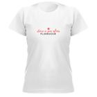 Camiseta feminina Deixa Alma Florescer manga curta Exclusivo